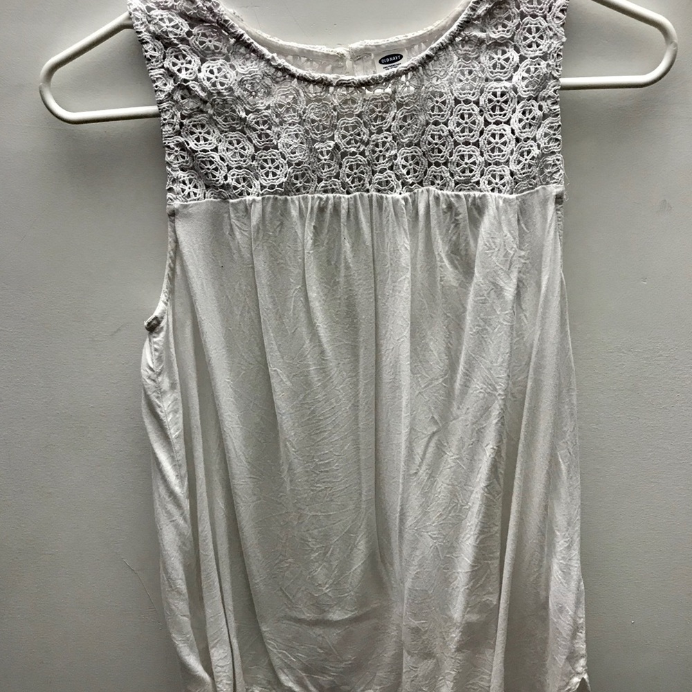 White Tank, Old Navy, XS